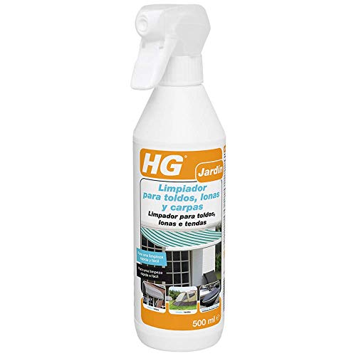 HG Limpiador para toldos, lonas y carpas 500 ml - Para refrescar rápido y fácil - Para toldos, lonas y carpas