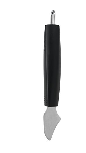 Lurch Tango 230260 - Pelador de jengibre (acero inoxidable), color negro