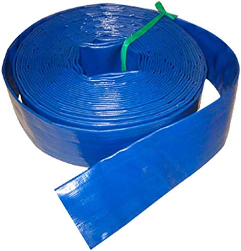 Manguera plana reforzada para riego y trasvase de liquidos por rollo | Manguera plana enrollable (45 mm (6 kg) rollo de 100 m)