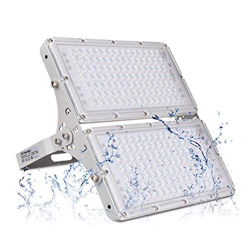 200W LED Foco Exterior, Ultrafino Proyector Foco Módulo Super Brillante Focos LED Exterior, Iluminación Impermeable IP66 Blanco Frío 6500K para Jardín, Garaje, Fábrica, Escuela