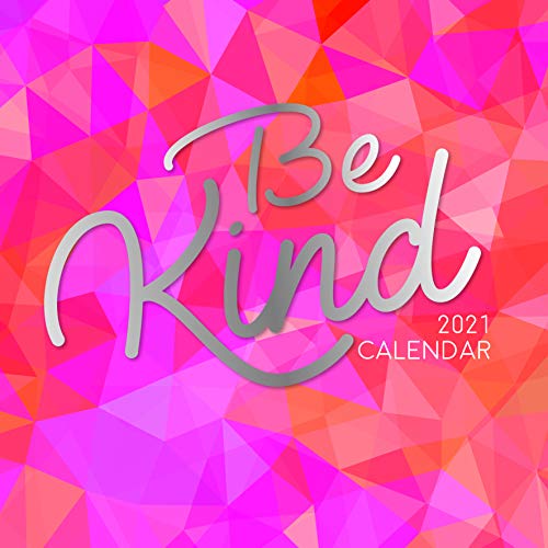 2021 calendario de pared - Ser Calendario Kind, 30 x 30 centímetros Mensual Vista, de 16 meses, estilos de vida temático, incluye 180 etiquetas en Inglés