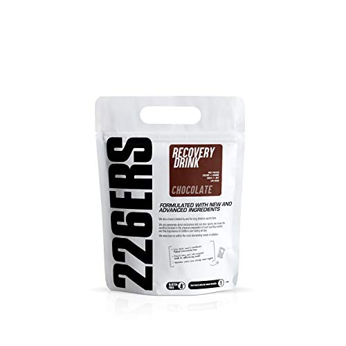 226ERS Recovery Drink, Recuperador Muscular con Proteína Whey, Creatina, Hidratos de Carbono, Triglicéridos y L-Arginina, Chocolate - 500 gr