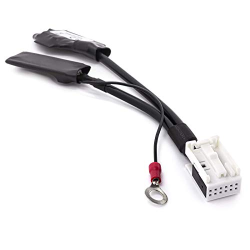 Adapter-Universe Módulo Bluetooth para radio de automóvil, interfaz AUX, 12 polos, conector Quadlock, para Audi RNS-E VW MCD