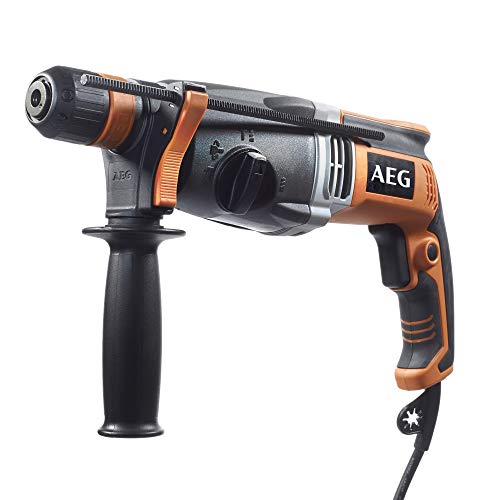 AEG 4935428910 Martillo Combinado 800W, FIXTEC, 26mm, 2,5J, AVS, parada de rotación, 800 W