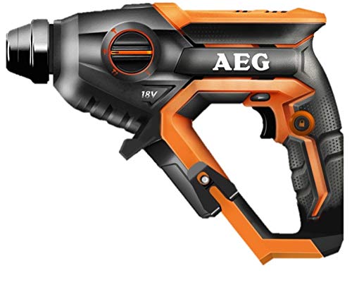 AEG 4935464984 BBH18C-0 - Martillo combinado con batería (18 V, portaherramientas SDS-Plus, diseño compacto, control de velocidad y de golpeo)