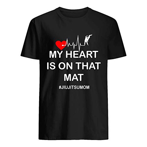 AMIROSSI Jiu Jitsu Mom My Heart is On That Mat Camiseta