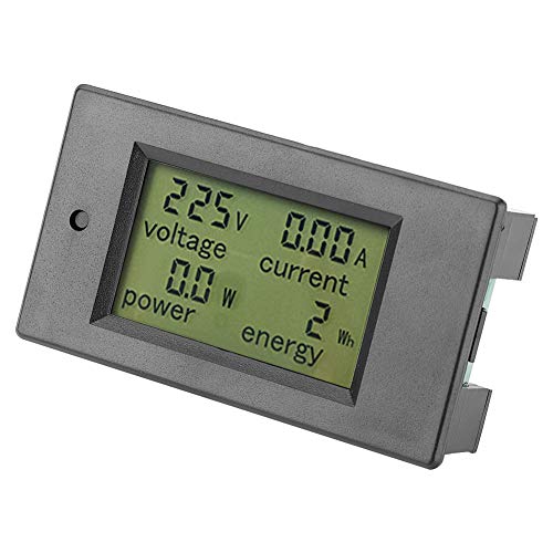 Amperímetro digital Voltímetro Multímetro 100A CA 80~260V Pantalla LCD Medidor de potencia de voltaje actual - Panel de monitor de kWh Watt
