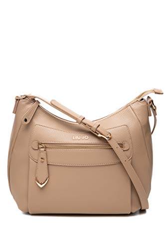 Bolso Liu Jo Crossbody M de mujer Capuchino de ecopiel beige Talla única