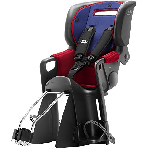 Britax Römer 2000031821 Silla de Bicicleta para niño 9 meses - 5 años, 9-22 kg, JOCKEY 3 COMFORT, Blue/Red, 1 size