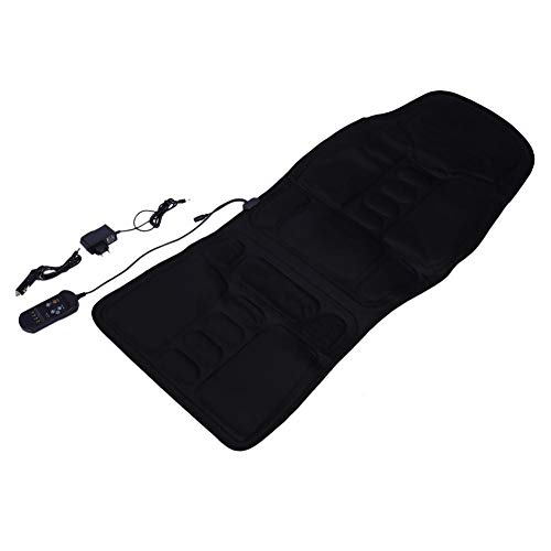 Dancal Asientos de Coche Masaje, Auto Coche Oficina en casa Cuello de Cuerpo Completo Silla de Masaje Lumbar Cojín de relajación Asiento Calor(EU)