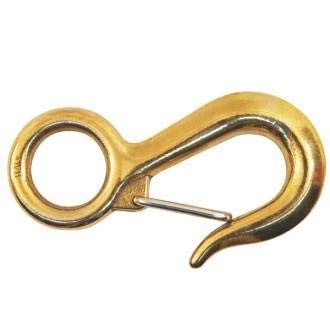 Desconocido Kong Snap-Conector Robusto Cierre Hilo Mosquetón, Adultos Unisex, Bronce (Naranja), 3