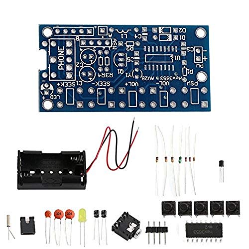 DollaTek Wireless 76MHz-108MHz Módulo Receptor de Radio FM estéreo PCB DIY Kits electrónicos