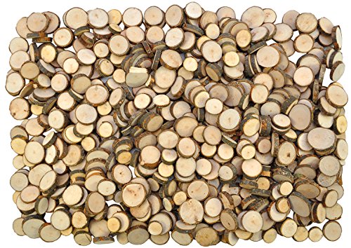 Eduplay Natural Wooden Discs for Handicrafts 1000 g