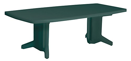 Garden Life 4080V Mesa Extensible, Verde, 230x72x90 cm