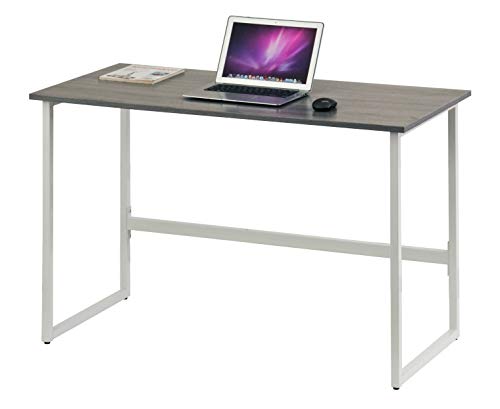 hjh OFFICE 674270 Escritorio WORKSPACE Light Gris/Blanco Mesa de Ordenador Estable