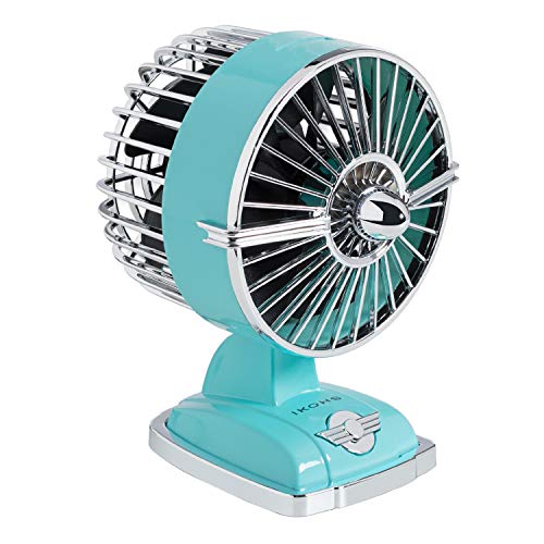 IKOHS Ventilador de Mesa Retro Line VT1511-IK USB 1.5W Capri - (Elige Color)