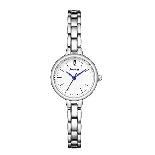 Janly - Reloj de cuarzo para mujer, diseño de estrella simple con incrustaciones de diamantes de aleación, Infantil Hombre Mujer Bebé-Niñas Bebé-Niños Unisex adulto infantil, D, L