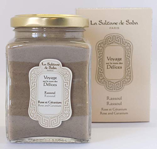 La Sultane de Saba - Mascarilla Facial Arcilla Ghassoul, 300gr - Viajar por el camino de las delicias.