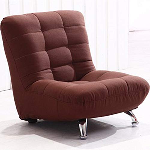 LIX-XYD Sillón reclinable Sofá de los niños del paño de Madera Maciza Color sólido extraíble y Lavable Mini Silla del Ocio (Color: Rojo) (Color : Brown)