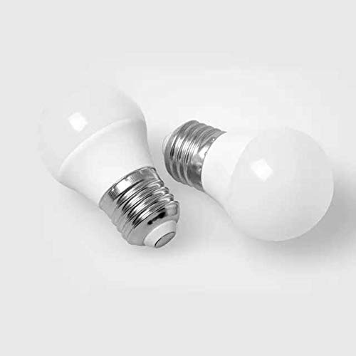 Llynguil-Pack de 6 Bombillas LED Esféricas Mini Globo,G45 Casquillo Grueso E27,7 W (Equivalente a 60 W), Luz Blanco Frío,6000K, Ángulo 200º,560 Lúmenes, Bajo Consumo No Regulable, A+