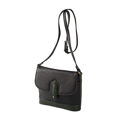 Loreak Mendian Bolso para mujer Eguna Poly Leather Black