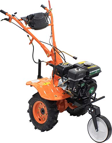 MADER GARDEN TOOLS - Motoazada - Arado Mecanico - Gasolina - 3 velocidades - 7HP - con acesorios - Transmission por Engrenaje - Semi-profesional - Elevada Calidad - com sensor de aceite