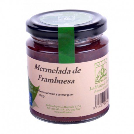 Mermelada de frambuesa La Molienda Verde