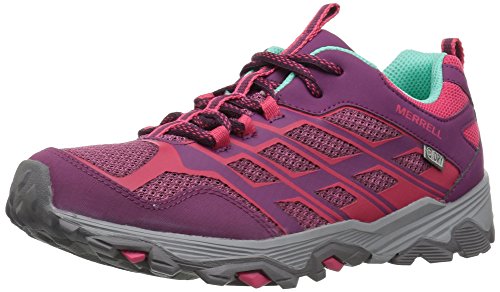 Merrell Ml-s Moab Fst Low Waterproof Zapatillas de senderismo Niñas, Morado (Berry), 31 EU