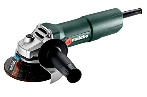 metabo 4061792153448 603605000-Miniamoladora Protección contra rearme W 750-125 750W, Negro, Size