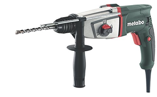 Metabo 6.06157.00 606157000-Martillo Ligero SDS-Plus KHE 2644 800W con maletín, 800 W, 240 V, Negro