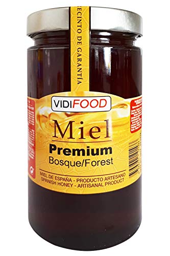 Miel de Bosque Premium - 1kg - Producida en España - Tradicional & 100% pura - Aroma Floral y Sabor Dulce