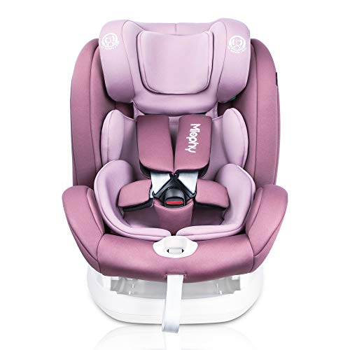 Miophy i-Size Silla de Coche con SIPS Plus,ISOFIX Top Tether para 18 Meses -12 años 76-135cm Grupos 123