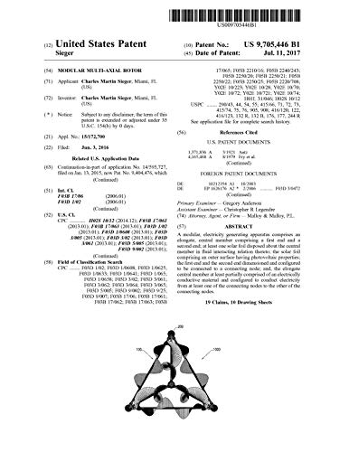 Modular multi-axial rotor: United States Patent 9705446 (English Edition)