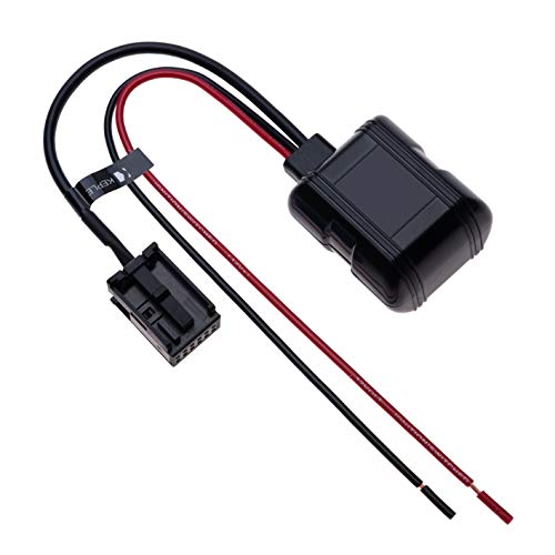 Módulo Bluetooth inalámbrico - 12 Clavijas Adaptador de música Receptor Auxiliar estéreo Cable de Audio Compatible con el Focus Mk2 Mk3 Fiesta Mondeo Galaxy C-MAX S-MAX Transit Connect | 12V