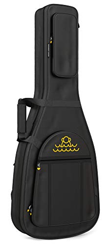 Monkey Loop - Jumping Electric - Funda para Guitarra Eléctrica - Dimensiones 39 x 104 x 9 cm - Color Negro - Acolchada - Alta Calidad - Protección Superior - Asa Reforzada - Materiales Resistentes