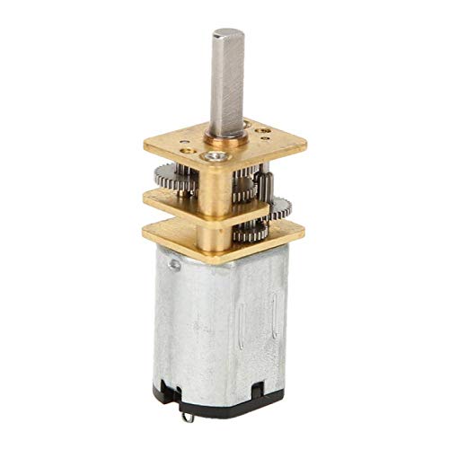 Motor de engranaje de caja de cambios de metal Motor de caja de engranajes de gran torsión GA12-N20 DC 3V para máquina de cuentas para(200rpm)