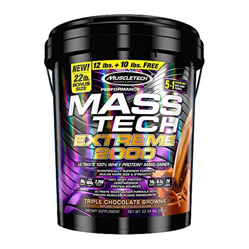 Muscletech Performance Series Mass Tech Extreme 2000 Triple Chocolate Brownie - 9979 gr