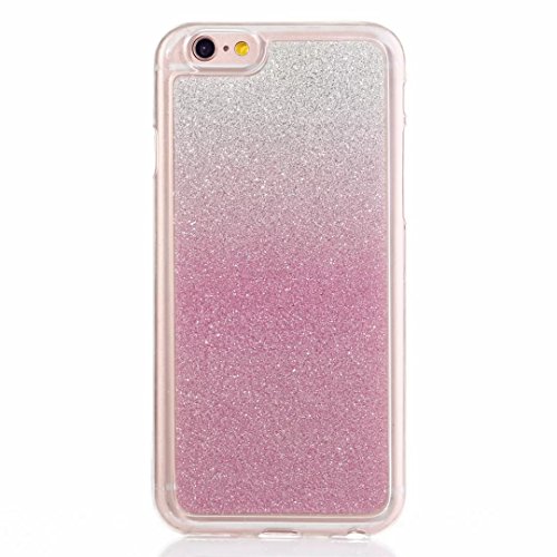 MUTOUREN iPhone 5C Caso,iPhone 5C Funda de movil Silicona Funda la Caja del teléfono TPU Resistencia a la caída de Silicona Concha,Calidad Alta Moda Sencillo Cambio Gradual Matorral - Rosa Caja