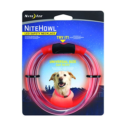 Nite Ize Nitehowl Accesorios para Mascotas, Hombre, Rojo, M