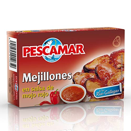 Pescamar Mejillones En Salsa De Mojo Rojo En Lata 111 G 111 g