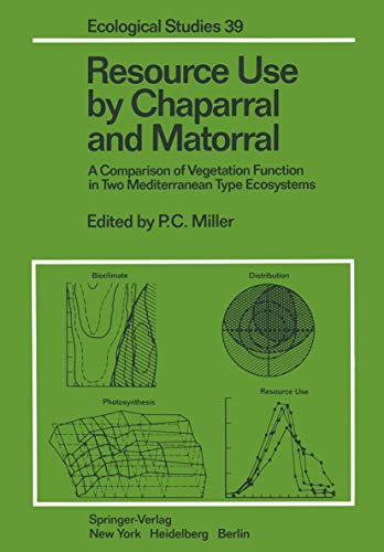 Resource Use by Chaparral and Matorral: A Comparison of Vegetation Function in Two Mediterranean Type Ecosystems (Ecological Studies)