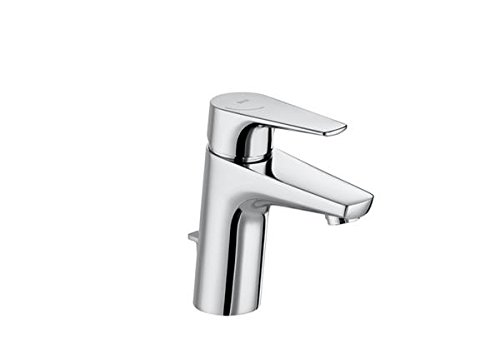 Roca A5A3090C00 Mezclador Lavabo, Desagüe Automático, Cold Start, Colección Atlas, Cromado