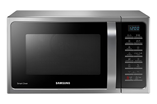 SAMSUNG MC28H5015CS Encimera - Microondas (Encimera, Microondas combinado, 28 L, 900 W, Botones, Aluminio) color plata