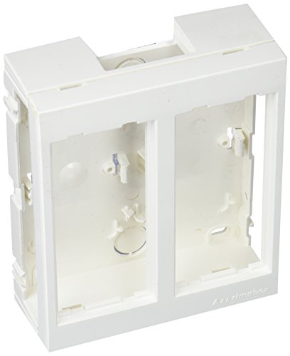 Simon SBC250/9 - Base Y Marco Para Caja De Pared Superficie Cima Pro De 2 Mód