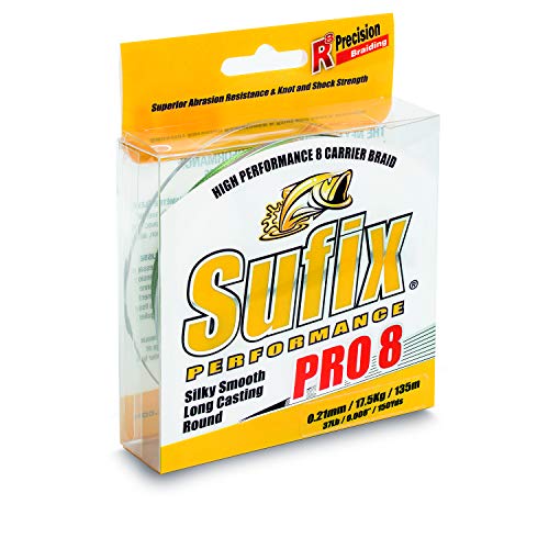 Sufix Performance Pro 8 135m - 0,24 mm - 19.5kg - rosa