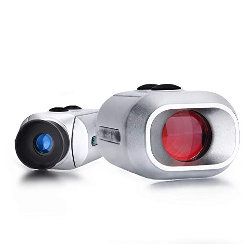 Telémetro de Golf Caza, Monocular Medidor de Distancia Ocular Telescopio Telémetro Láser Medición de Distancia de Velocidad