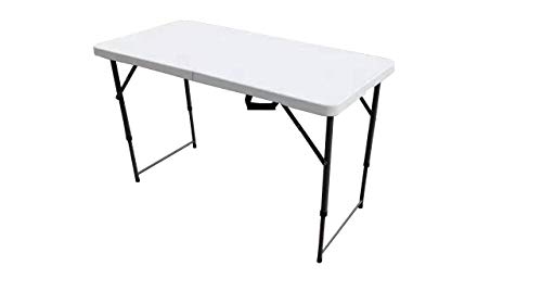 Tenco Mesa Plegable, Blanco, 122cm