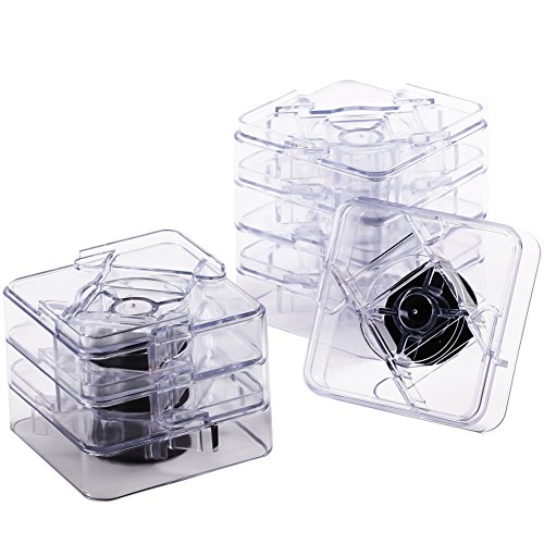 Uping Elevador de Muebles, Elevadores Ajustables para Camas, Mesas o Mobiliario (8 pack, Transparente)