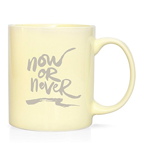 We Love Home - Taza Mug de Porcelana 32 cl. Estilo nórdico Modelo Now or Never