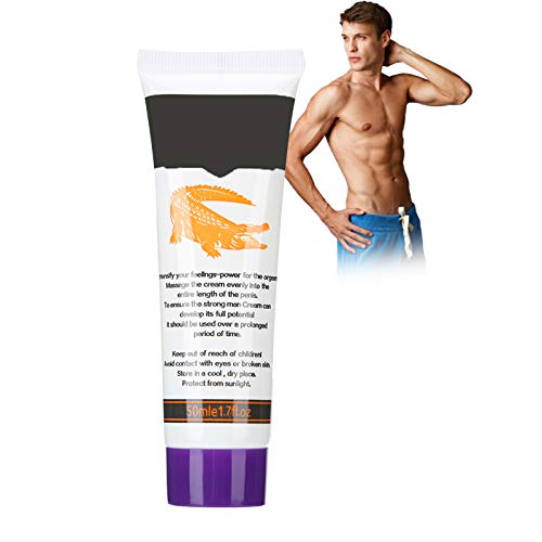 Wytino Crema Energética Hombre Crema para Mejorar el Crecimiento Masculino, Crema extensora de Aumento de Gel máximo para Hombres, tamaño más Grande, más Grueso, Aumenta la Fuerza (50 ml)